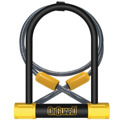 ONGUARD Bulldog DT 8012 Bike U Lock with Cable - Sold Secure Gold rated D-lock